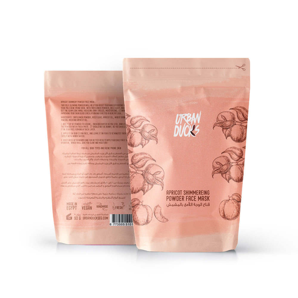Apricot Shimmering Powder Mask