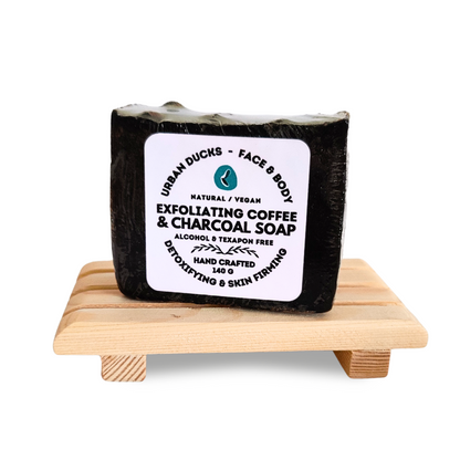 Exfoliating Coffee & Charcoal Soap