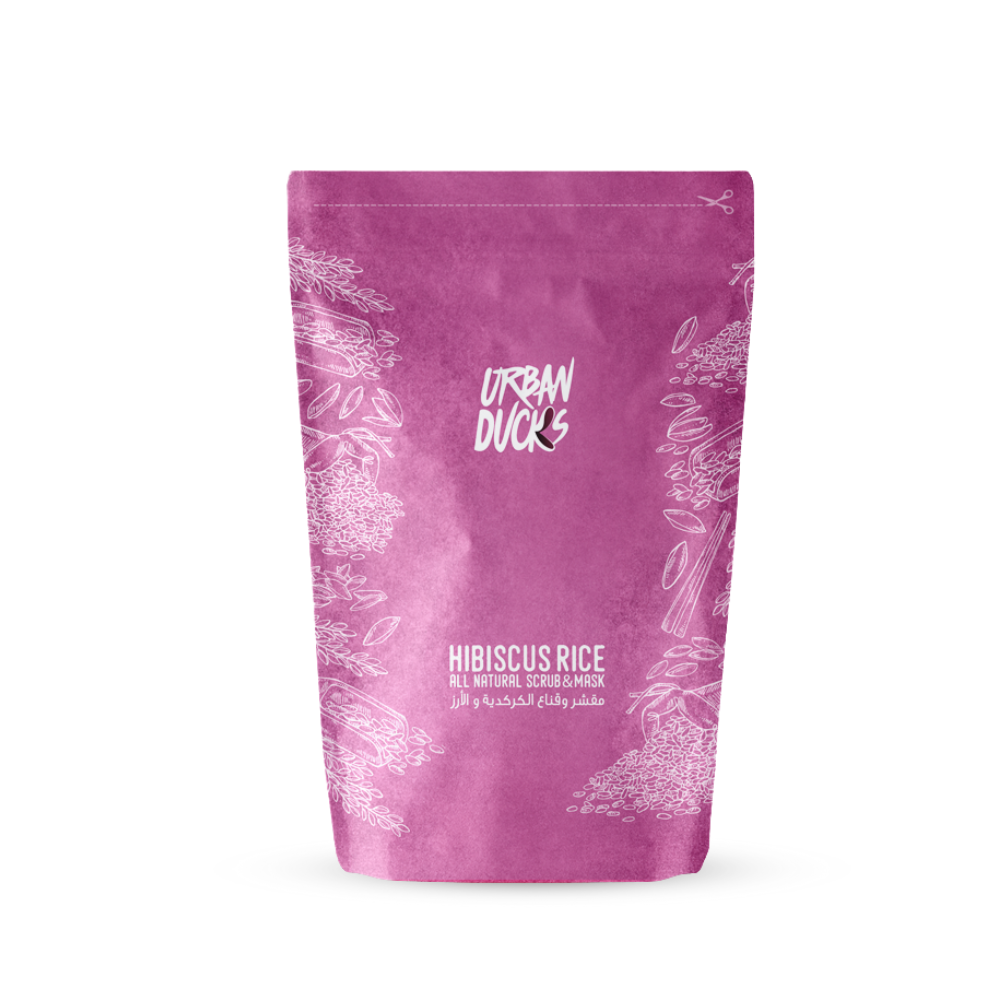 Hibiscus Rice Scrub