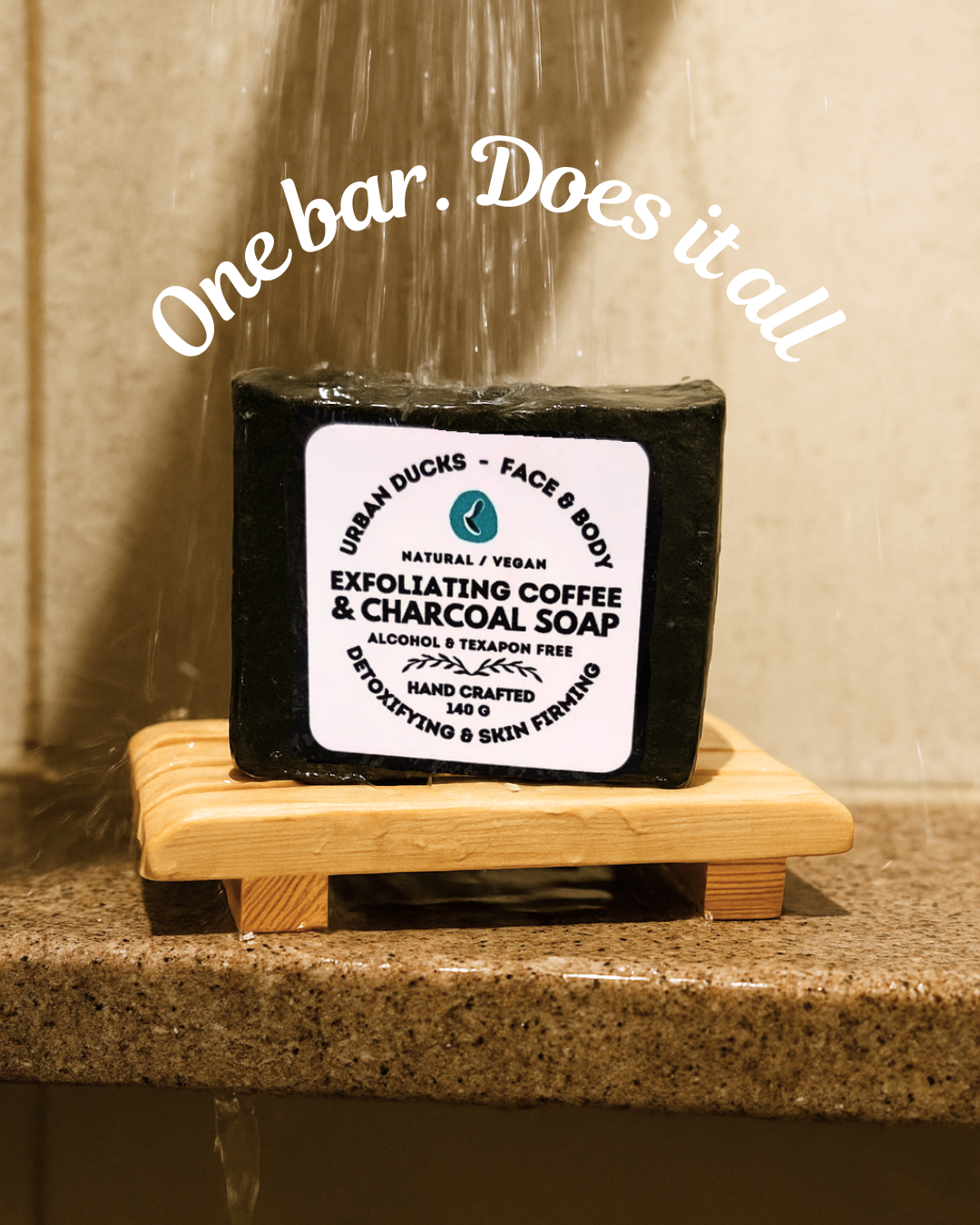 Exfoliating Coffee & Charcoal Soap